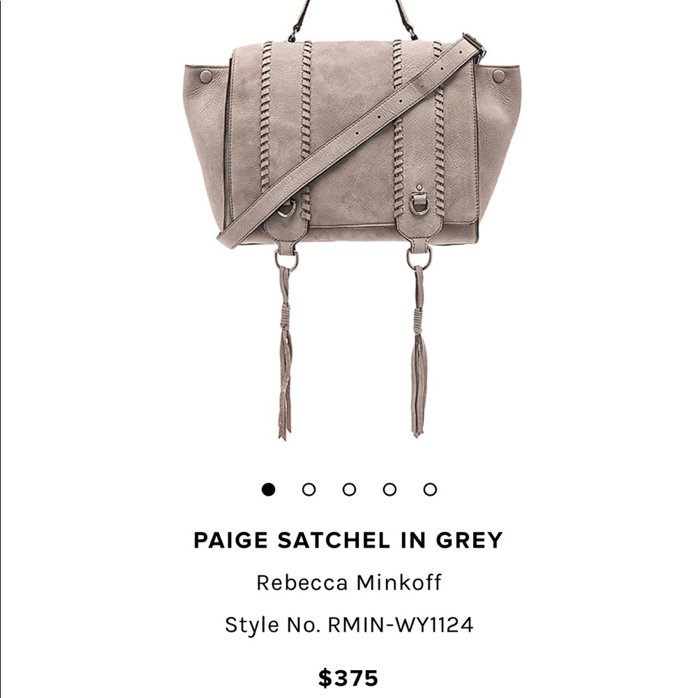 REBECCA MINKOFF Paige Leather Satchel